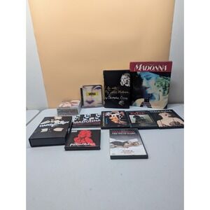 Lot Of Madonna Books CDs DVDs Truth Or Dare, Evita, Rebel Heart, Hard Candy